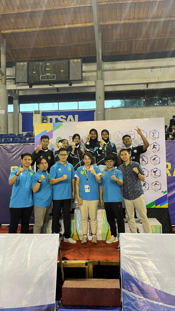 Tim Taekwondo Kabupaten Bogor Sabet Juara Popda Jabar 2023