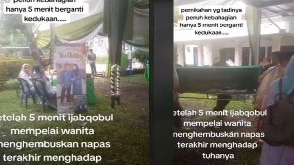 Kisah Pilu, Setelah Ijab Qobul Pengantin Perempuan di Palembang Wafat