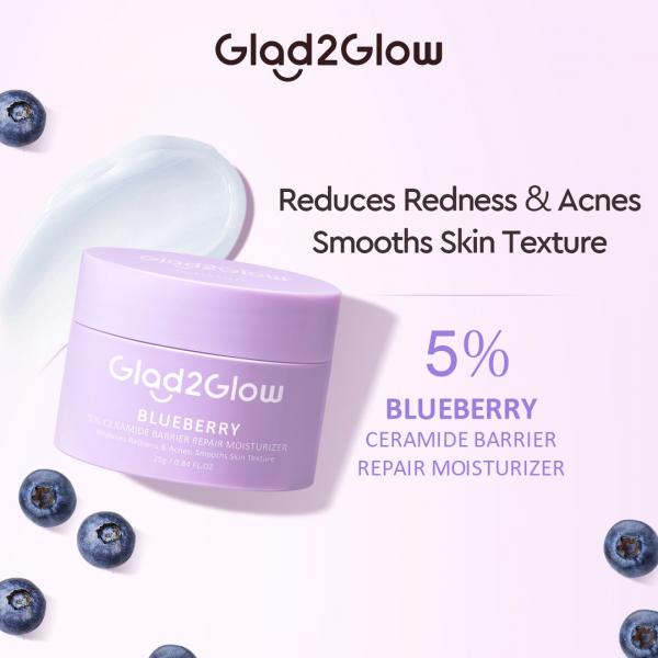 Viral di Tiktok cuma Rp30 Ribuan, Glad2Glow Blueberry 5% Ceramide Moisturizer