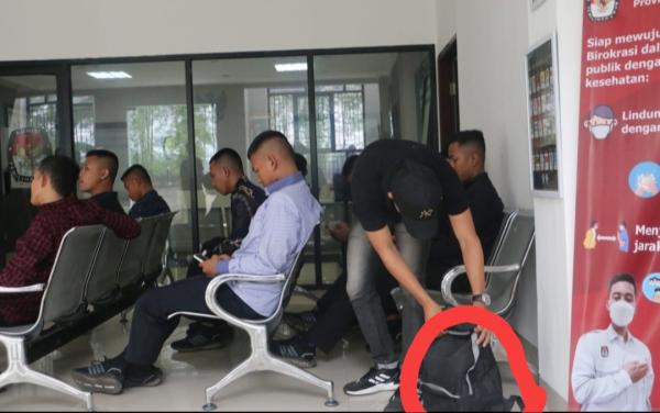 Tas Diduga Bom Ditemukan  di Gedung KPU Banten Warnai Simulasi TPTKP Tim Jibom