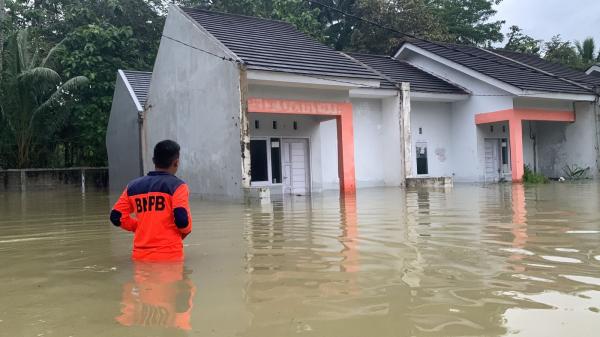 Akibat Hujan Turun Tanpa Henti, Sejumlah Wilayah di Kabupaten Pangandaran Terendam Banjir