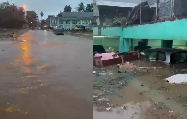 Ponpes Miftahul Huda Manonjaya Tasikmalaya Terkena Banjir, Sejumlah Mobil di Garasi Terendam