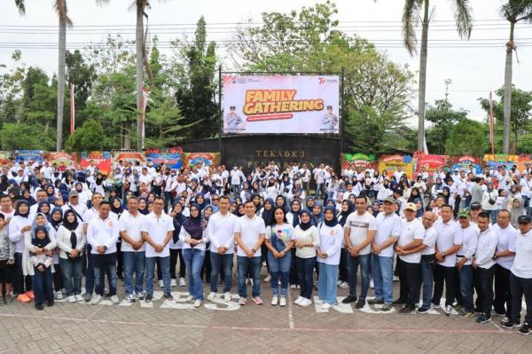 Polres Nganjuk Gelar Family Gathering, Kapolres: Kita Kuatkan Tali Silaturahmi