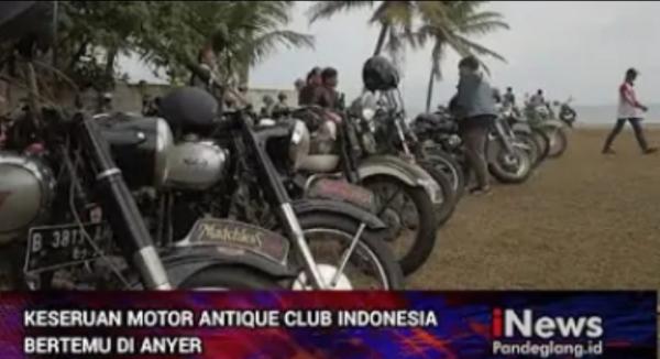 Mengintip Serunya Komunitas Motor Antique Club Indonesia Berkumpul di Cilegon