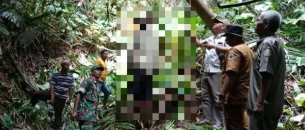 Gunungkencana Lebak Geger, Petani Ditemukan Tewas Tergantung di Pohon Kondang