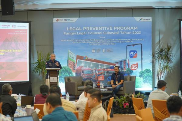 Pertamina Patra Niaga Regional Sulawesi Gelar Legal Preventif Program