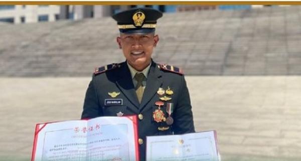 Sosok Letda Inf Josh Marulam, Raih Medali Emas Kursus Sniper di China