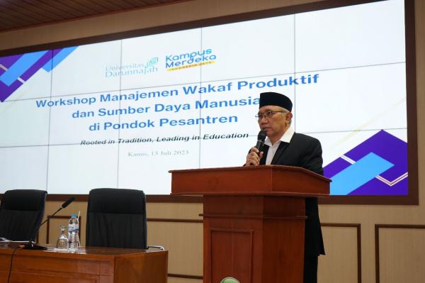 Universitas Darunnajah Gelar Workshop Manajemen Wakaf Produktif  dan Kaderisasi SDM di Pesantren