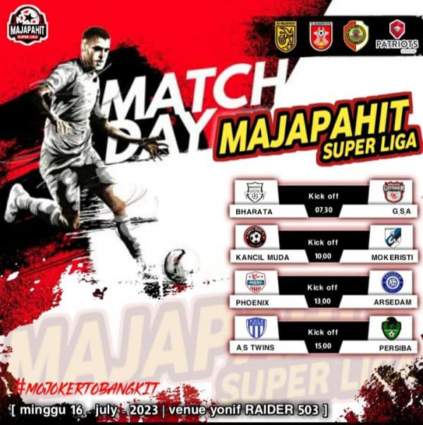 Majapahit Super Liga Dimulai Besok, Catat Jadwal Pertandingannya