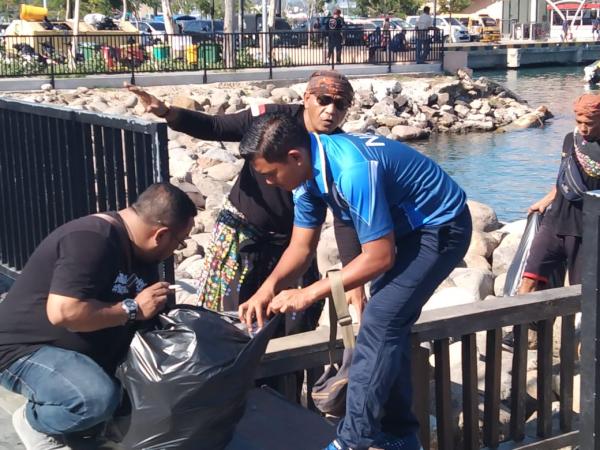 PMBB, Polairud, TNI AL, dan Syahbandar Jaga Kebersihan Kawasan Waterfront Labuan Bajo