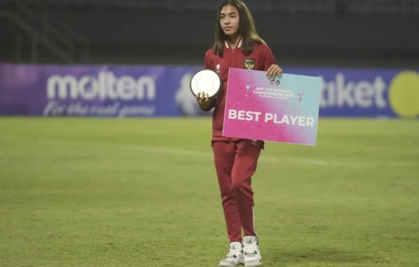 Sosok Claudia Alexandra Scheunemann, Best Player dan Top Scorer AFF U-19 Women's Championship 2023