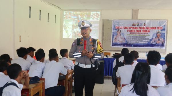 Operasi Patuh Pallawa 2023, Satlantas Polres Tana Toraja gelar Police Go To School