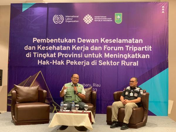 ILO Dorong Pembentukan Dewan K3 dan Forum Tripartit Sektoral di Provinsi Riau, Ini Alasannya