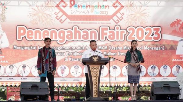 Bupati Nanang Ermanto Resmi Buka Penengahan Fair 2023