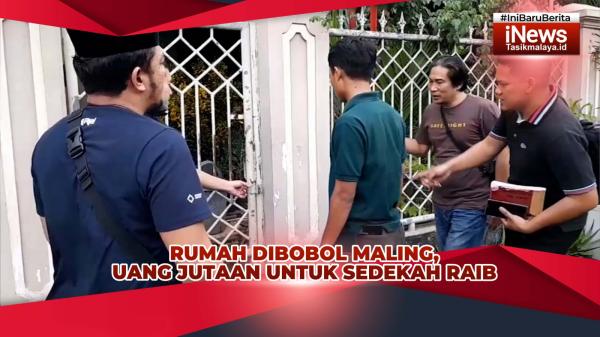 VIDEO: Rumah di Jalan Tawangsari Tasikmalaya Dibobol Maling, Uang Jutaan Rupiah untuk Sedekah Raib