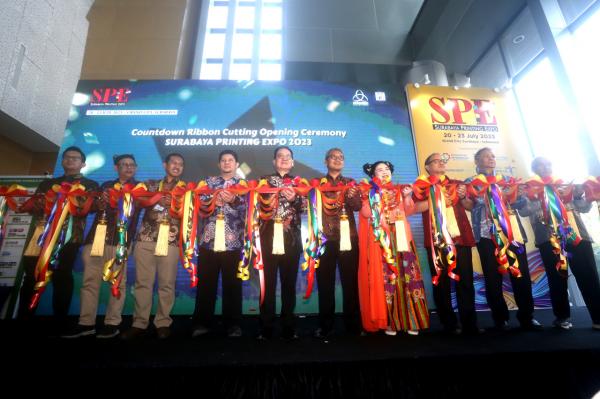Pameran Surabaya Printing Expo 2023 Resmi Dibuka, 150 Perusahaan Usung Teknologi Percetakan Terkini