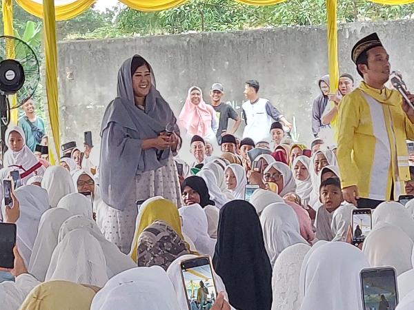 Meutya Hafid Gelar Tabligh Akbar di Medan, Hadirkan Dai Kondang Ustaz Maulana
