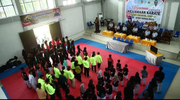 Kejari Aceh Singkil Gelar Kejuaraan Karate Se Aceh, Hadiah Utama Sepeda Motor