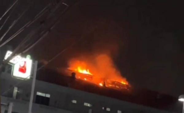 RS Hermina Depok Terbakar Hebat, Api Membumbung dari Atap