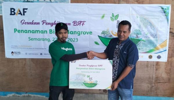 BAF Donasikan Ribuan Bibit Mangrove, Lestarikan Kawasan Pesisir Semarang