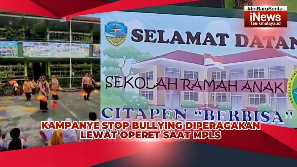 VIDEO: Guru SDN Citapen Kota Tasikmalaya Sosialisasikan Bahaya Bullying ke Siswa Didik Lewat Operet