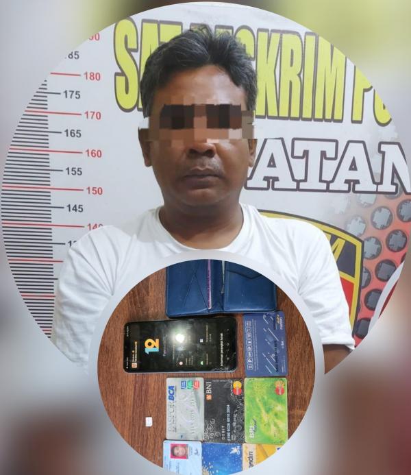 Frengki Terduga Bos Jurtul Togel Diamakan Polres Batu Bara di Medan