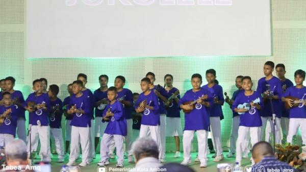 Festival Jukulele Kecamatan Sirimau, 15 Grup Anak Ikut Berlomba