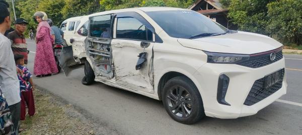 Tiga Unit Mobil Alami Kecelakaan Beruntun di Pidie Jaya