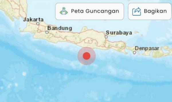 Breaking News! Gempa 5,7 Magnitudo Guncang Pacitan, Dirasakan Warga Ponorogo
