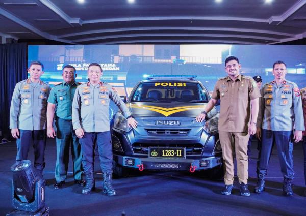 12 Mobil Patroli Diluncurkan untuk Tekan Kejahatan Jalanan, Bobby Nasution: Pemko Medan Akan Support