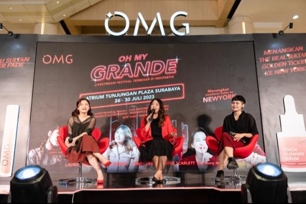 OMG Menggelar OH MY GRANDE Livestream Festival Terbesar di Indonesia, Ada Lip Cream Terbaru
