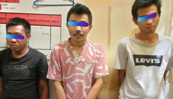 Diduga Edarkan Sabu di Kota Agung Timur, 3 Pria Ditangkap Polisi