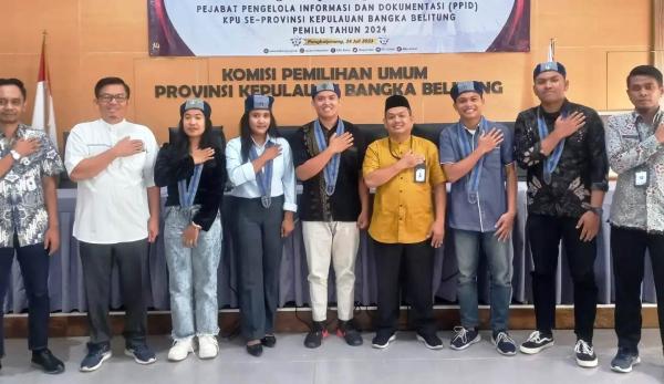 GMKI Pangkalpinang Audiensi ke KPU Babel Terkait Beberapa Isu Pemilu 2024