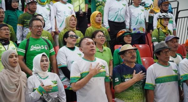 Iwan Bule Takjub dengan Semangat Kontingen Spirit Porisman X Alumni SMA Negeri 5 Bandung
