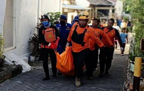Tim SAR Gabungan Temukan 3 Korban Perahu Sampan Tenggelam di Bengawan Solo Lamongan