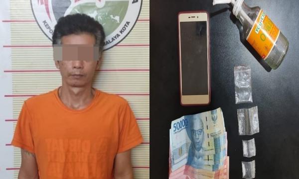 Edarkan Sabu di Tasikmalaya, Pria asal Garut Ditangkap Polisi di Babakan Selakaso Cihideung