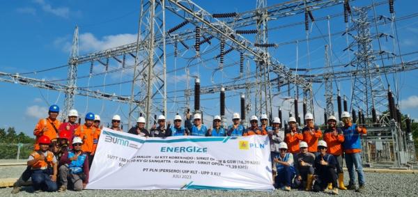 Tingkatkan Daya Listrik di Kutai Timur, PLN UIP KLT Energize 2 Jalur Transimisi