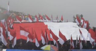 HUT RI ke-78, FKPAT Bakal Gelar Upacara Bendera Merah Putih Besar di Gunung Galunggung Tasikmalaya