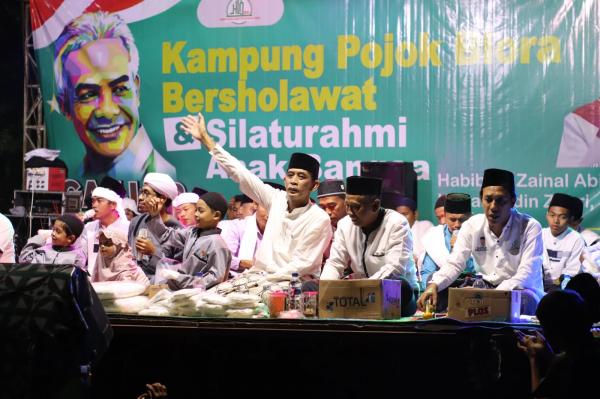 Hisnu Gelar Sholawat dan Doa Bersama untuk  Kemajuan Indonesia dan Ganjar Pranowo