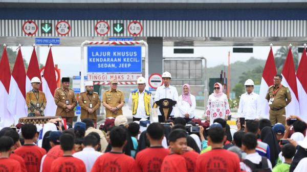 Kementerian PUPR Sebut Ruas Tol Trans Sumatera Sepajang 361 Km masih Tahap Konstruksi