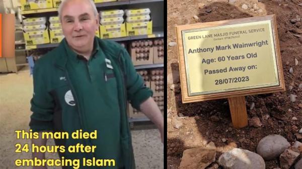 Masya Allah! Mualaf Ini Wafat setelah 24 Jam Ucap Syahadat, Video Pemakamannya Viral