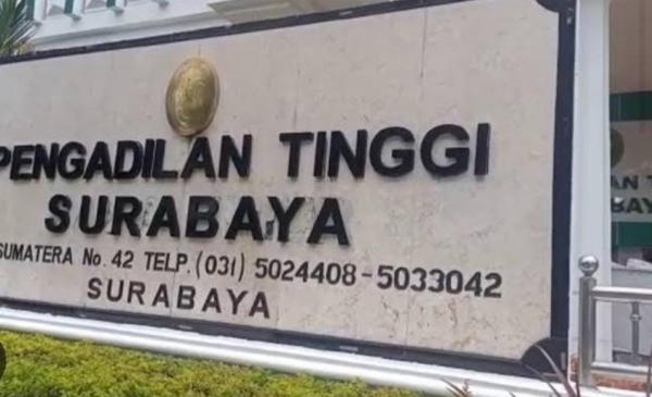Muncul Dugaan Putusan Tak Lazim, Ketua Pengadilan Tinggi Surabaya dapat Surat MA, Ini Isinya