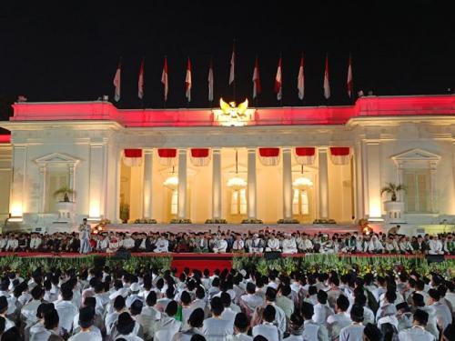 Sambut Hari Kemerdekaan RI, Presiden Joko Widodo Gelar Zikir dan Doa Kebangsaan di Istana Merdeka