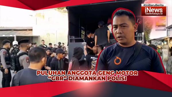VIDEO: Usai Rayakan Anniversary, Puluhan Anggota Geng Motor di Tasikmalaya Diamankan Polisi
