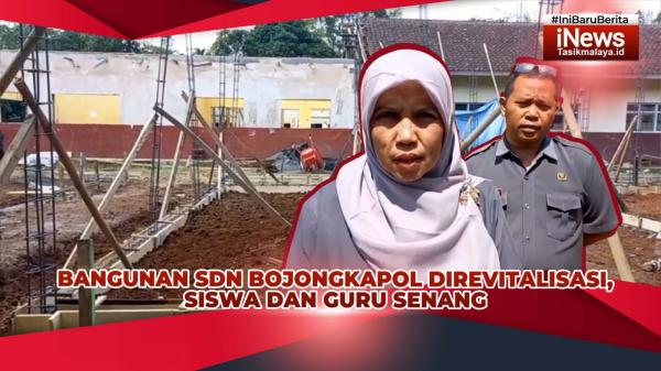 VIDEO: Bangunan SDN Bojongkapol Tasikmalaya Direvitalisasi, Para Siswa dan Guru Senang