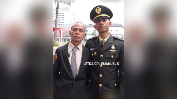 Anak Pedagang Cilok jadi Perwira TNI AD