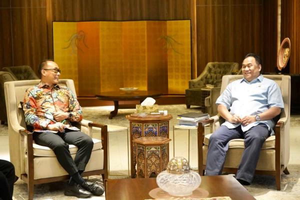 Buka Rute Penerbangan Citilink, Pj Gubernur Sulbar Temui Wakil Ketua DPR RI