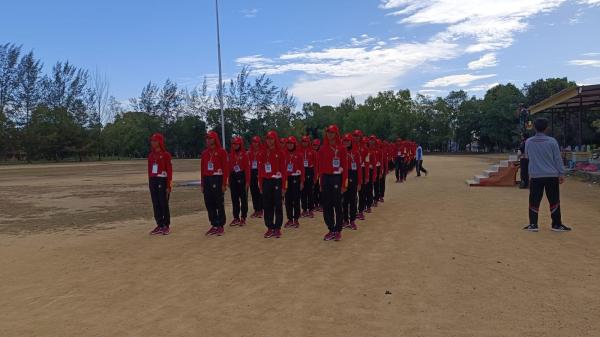 66 Paskibraka Bangka Barat Mulai Latihan Pengibaran Bendera Jelang HUT ke-78 RI