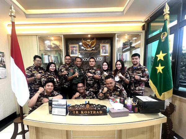 IR Kostrad Mayjen TNI  Mochamad Reza Utama Terima Kunjungan Silaturahmi BPH GM KB FKPPI DKI JAYA