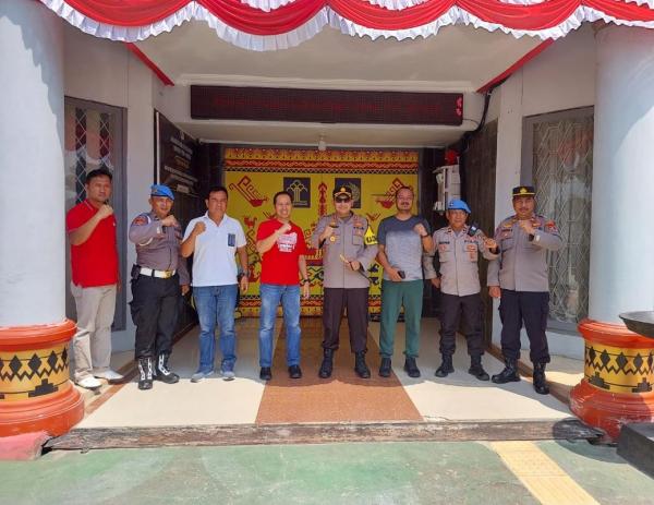 Perdana Kunjungi Lapas Kalianda, Kapolres Lampung Selatan Tinjau Blok Hunian